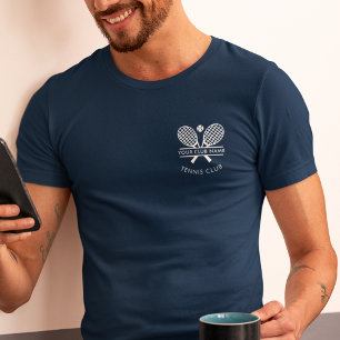 Logo des Tennis Club Coach Name Team Tri-Blend Shirt