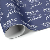 Logo des Texas State Technical College Geschenkpapier (Rolleneckpunkt)