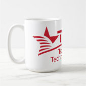 Logo des Texas State Technical College Kaffeetasse (Links)
