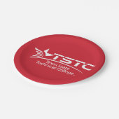 Logo des Texas State Technical College Pappteller (Schrägansicht)