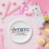 Logo des Texas State Technical College Pappteller (Party)