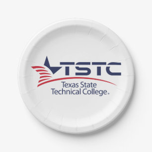 Logo des Texas State Technical College Pappteller
