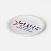 Logo des Texas State Technical College Pappteller (Schrägansicht)