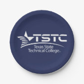 Logo des Texas State Technical College Pappteller (Vorderseite)
