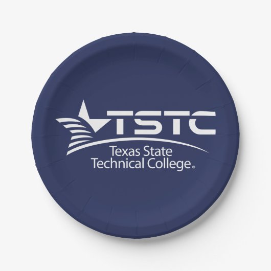 Logo des Texas State Technical College Pappteller (Vorderseite)