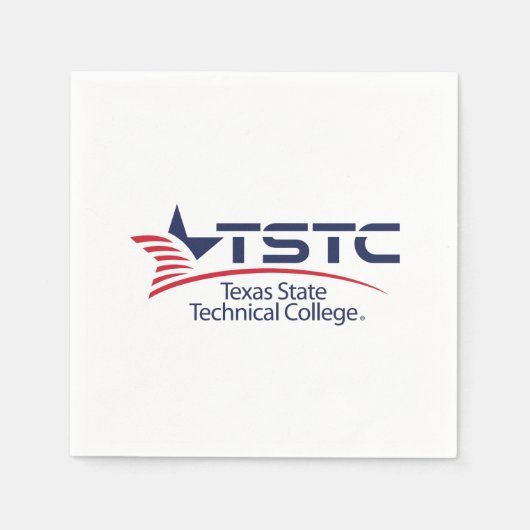 Logo des Texas State Technical College Serviette (Vorderseite)