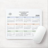 Logo des Unternehmens 2026 Mousepad (Mit Mouse)