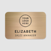 Logo des Unternehmens Beruflich Gold Namensschild (Vorderseite)