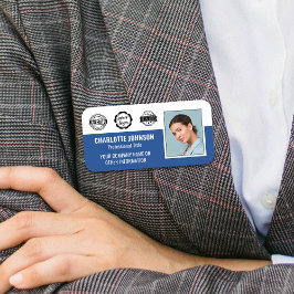 Logo des Unternehmens "Custom Employee Foto Compan Namensschild