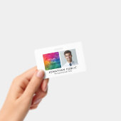 Logo des Unternehmens für das Foto von Mitarbeiter Ausweis (Handheld)