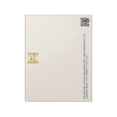 Logo des Unternehmens für die QR-Codierung von Bei Notizblock (Rotiert)