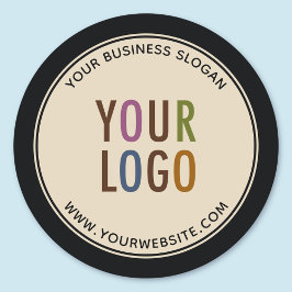 Logo des Unternehmens für runden Untersetzer mit k