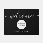 Logo des Unternehmens Fußmatte (Vorderseite)