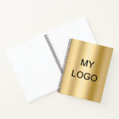 Logo des Unternehmens Notizblock (Innenseite)