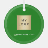 Logo des Unternehmens Ornament Aus Glas (Vorderseite)