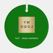 Logo des Unternehmens Ornament Aus Glas (Rückseite)