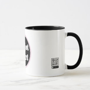 Logo des Unternehmens: Scanner-QR-Code Tasse