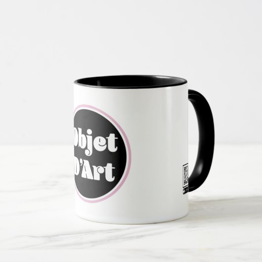 Logo des Unternehmens: Scanner-QR-Code Tasse (VorderseiteRechts)