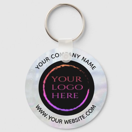 Logo des Unternehmens Schlüsselanhänger (Vorderseite)