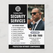 Logo des Unternehmens Security Bodyguard Services Flyer (Vorne)