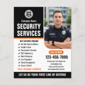 Logo des Unternehmens "Security Guard Services Com Flyer (Vorne)