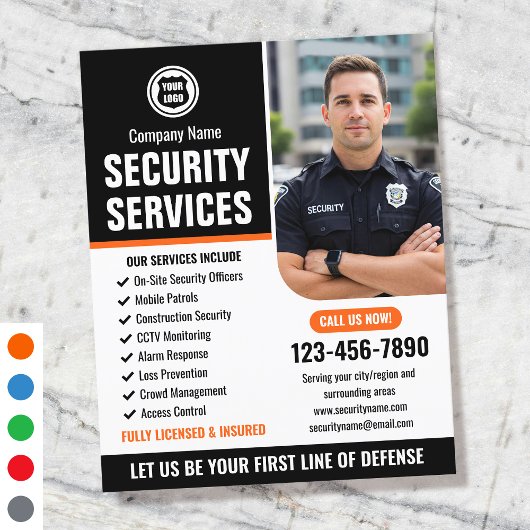 Logo des Unternehmens "Security Guard Services Com Flyer