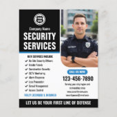 Logo des Unternehmens Security Guardis Company Flyer (Vorne)
