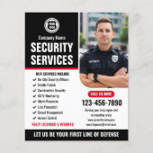 Logo des Unternehmens Security Guardis Company Red Flyer (Vorne)