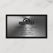 Logo des Zahnradhauses Visitenkarte (Rückseite)