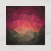 Logo-Design Quadratische Visitenkarte (Rückseite)