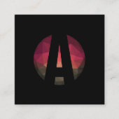 Logo-Design Quadratische Visitenkarte (Vorderseite)