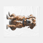 Logo Design T - Shirt Fleecedecke (Vorderseite (Horizontal))