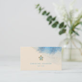 Logo-Design-Visitenkarte für Meeresschildkröten Visitenkarte (Stehend Vorderseite)