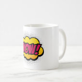 Logo-Design "Wow" Kaffeetasse (VorderseiteRechts)