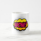 Logo-Design "Wow" Kaffeetasse (Mittel)