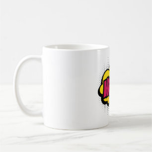 Logo-Design "Wow" Kaffeetasse
