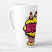 Logo-Design "Wow" Milchtasse (Linke Ecke)