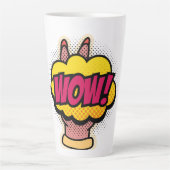 Logo-Design "Wow" Milchtasse (Vorderseite)