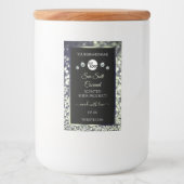 Logo-Diamanten für Blue Silver Glitzer Product Lab Lebensmitteletikett (Vorderseite)