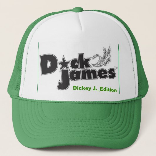 Logo Dicks James, Dickey J. _Edition Truckerkappe (Vorderseite)