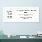Logo DIY Horizontal Easy Template Business Banner (Messe)
