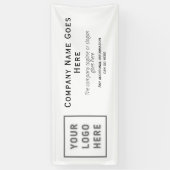 Logo DIY Horizontal Easy Template Business Banner (Vertikal)