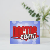 LOGO DOCTOR DENTIST POSTKARTE (Stehend Vorderseite)