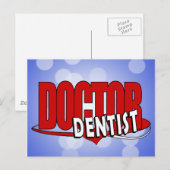 LOGO DOCTOR DENTIST POSTKARTE (Vorne/Hinten)