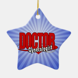 LOGO DOCTOR GYNECOLOGIST KERAMIKORNAMENT