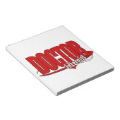 LOGO DOCTOR Internist Notizblock (angewinkelt)