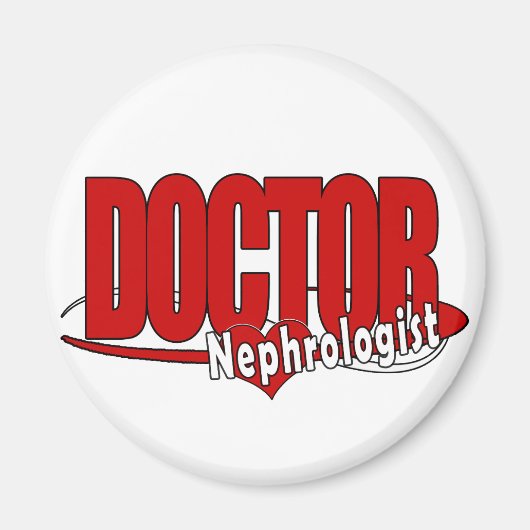 LOGO DOCTOR Nephrologist Magnet (Vorne)