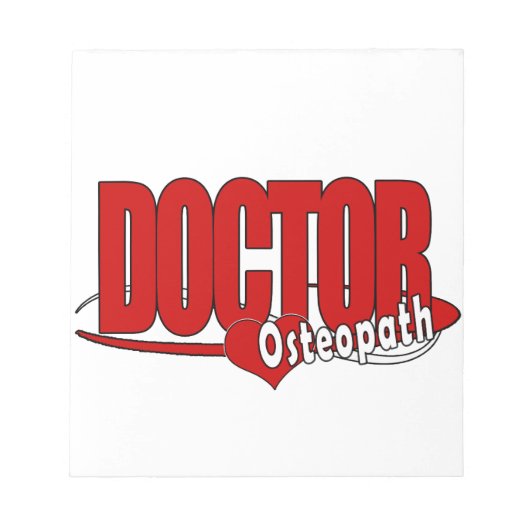 LOGO DOCTOR OSTEOPATH NOTIZBLOCK (Vorderseite)