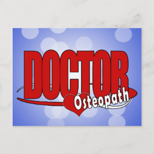 LOGO DOCTOR OSTEOPATH POSTKARTE