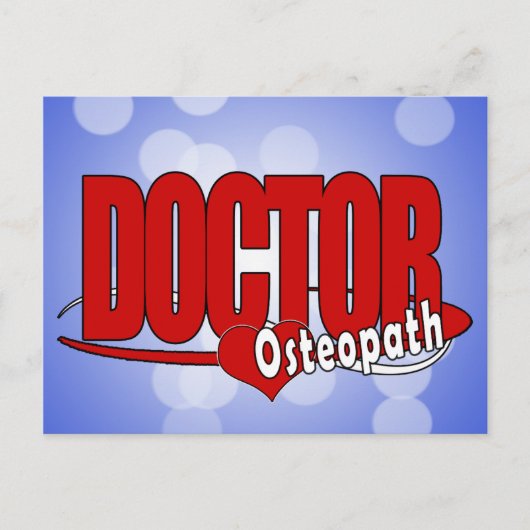 LOGO DOCTOR OSTEOPATH POSTKARTE (Vorderseite)
